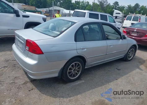 2004 Honda Civic Ex z USA, uszkodzony, nr VIN 2HGES26764H535286